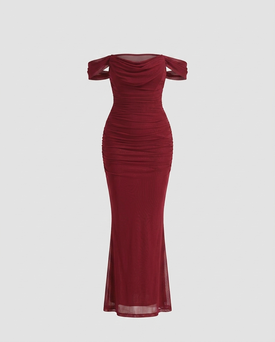 Maelle Dress - Burgundy - Ghost