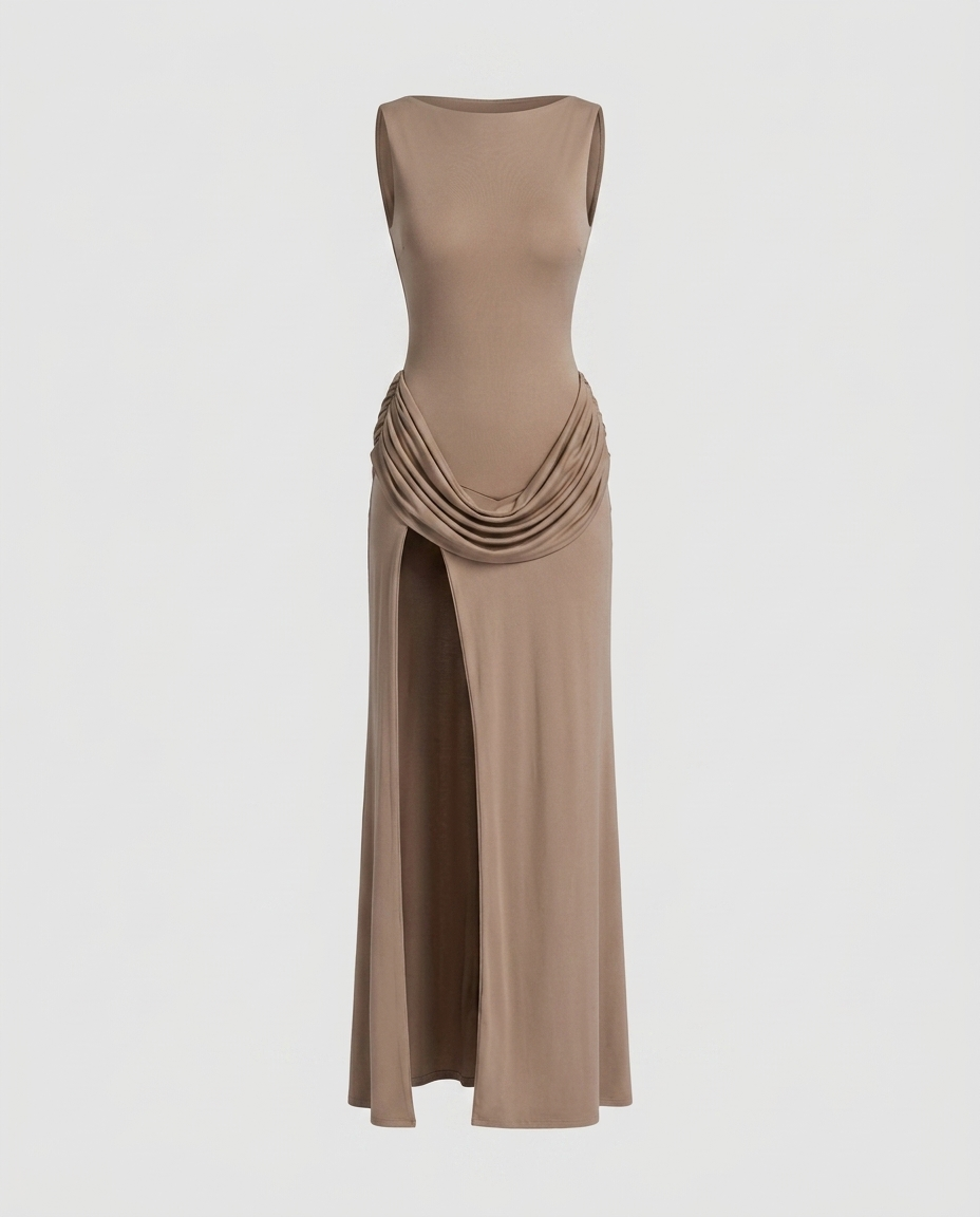 Amara Dress - Khaki - Ghost