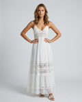 Elowen Dress - White Front
