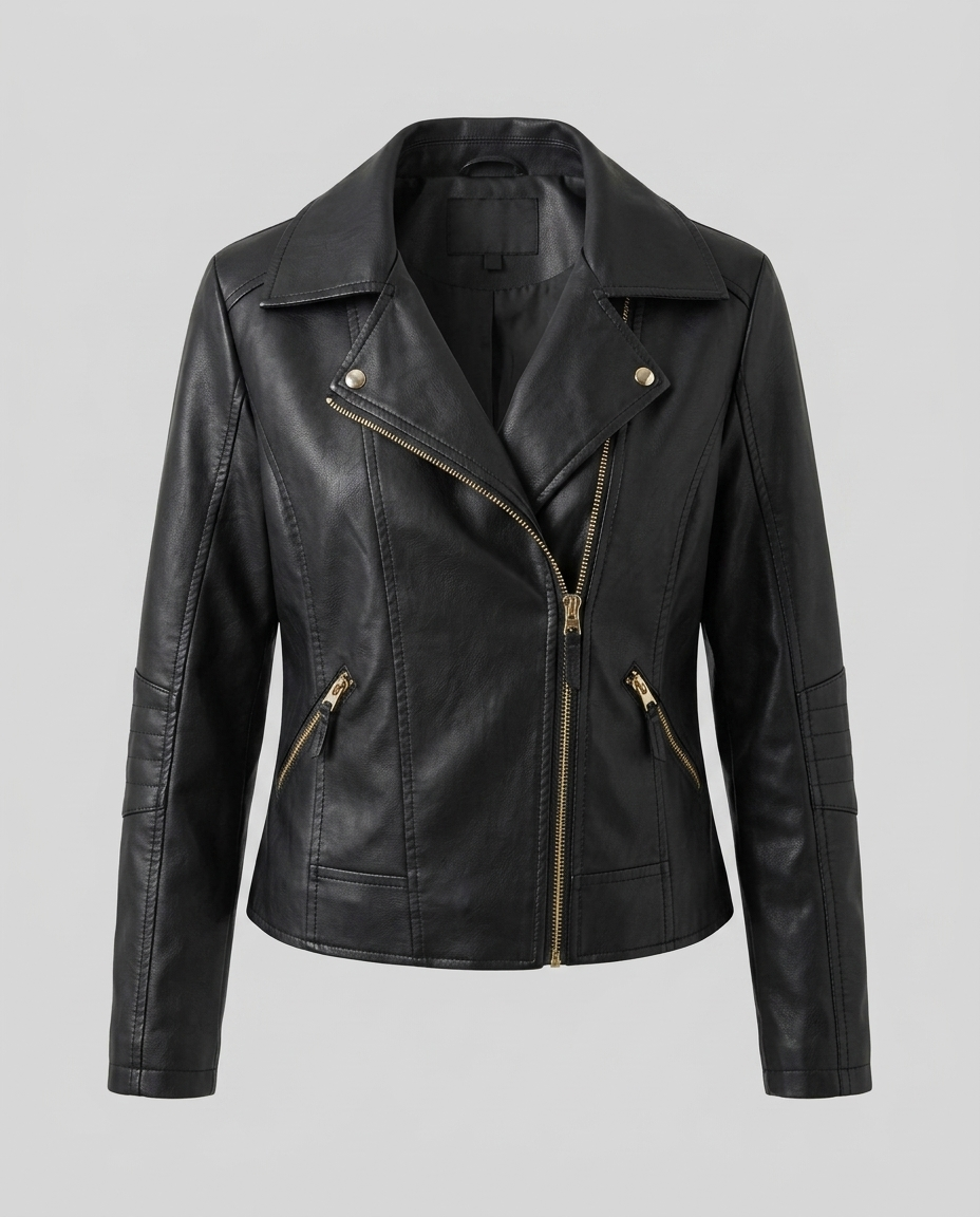 Kael Leather Jacket Black - Ghost