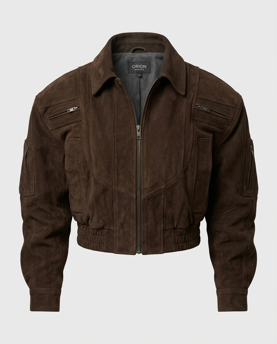 Orion Workwear Zip Jacket Brown - Ghost