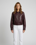 Varek Jacket Burgundy - Front