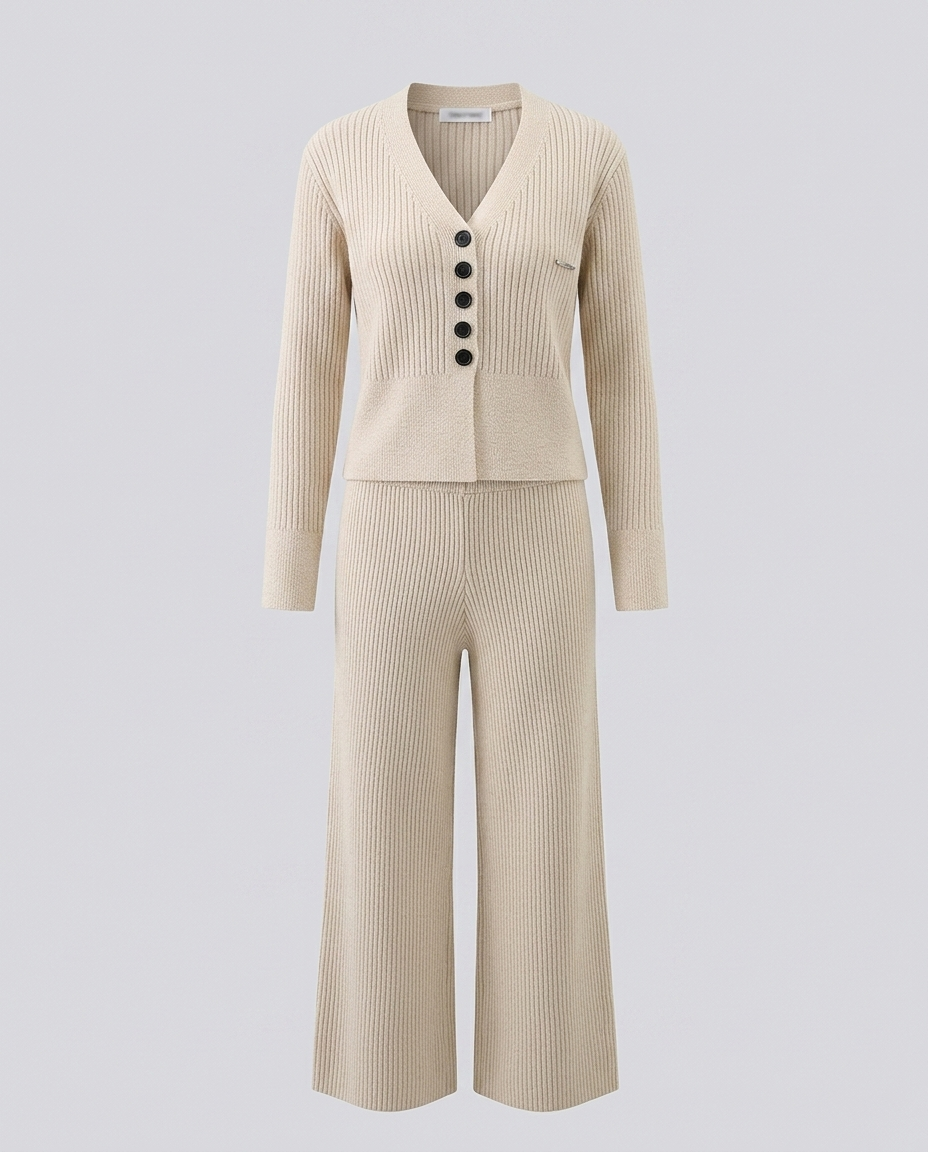 Celeste Tailored Set - Beige - Ghost