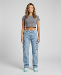 Marlow Washed Cargo Denim - Light Blue - Front (Redo)