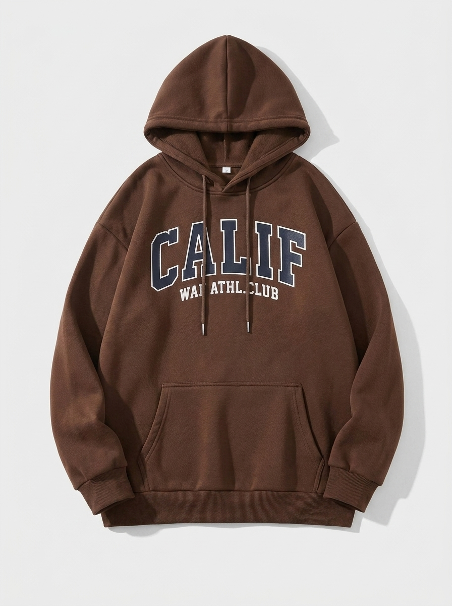 Hudson Fleece Hoodie - Brown - Ghost