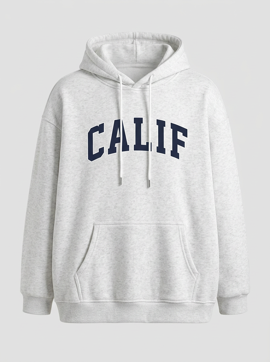 Hudson Fleece Hoodie - White - Ghost