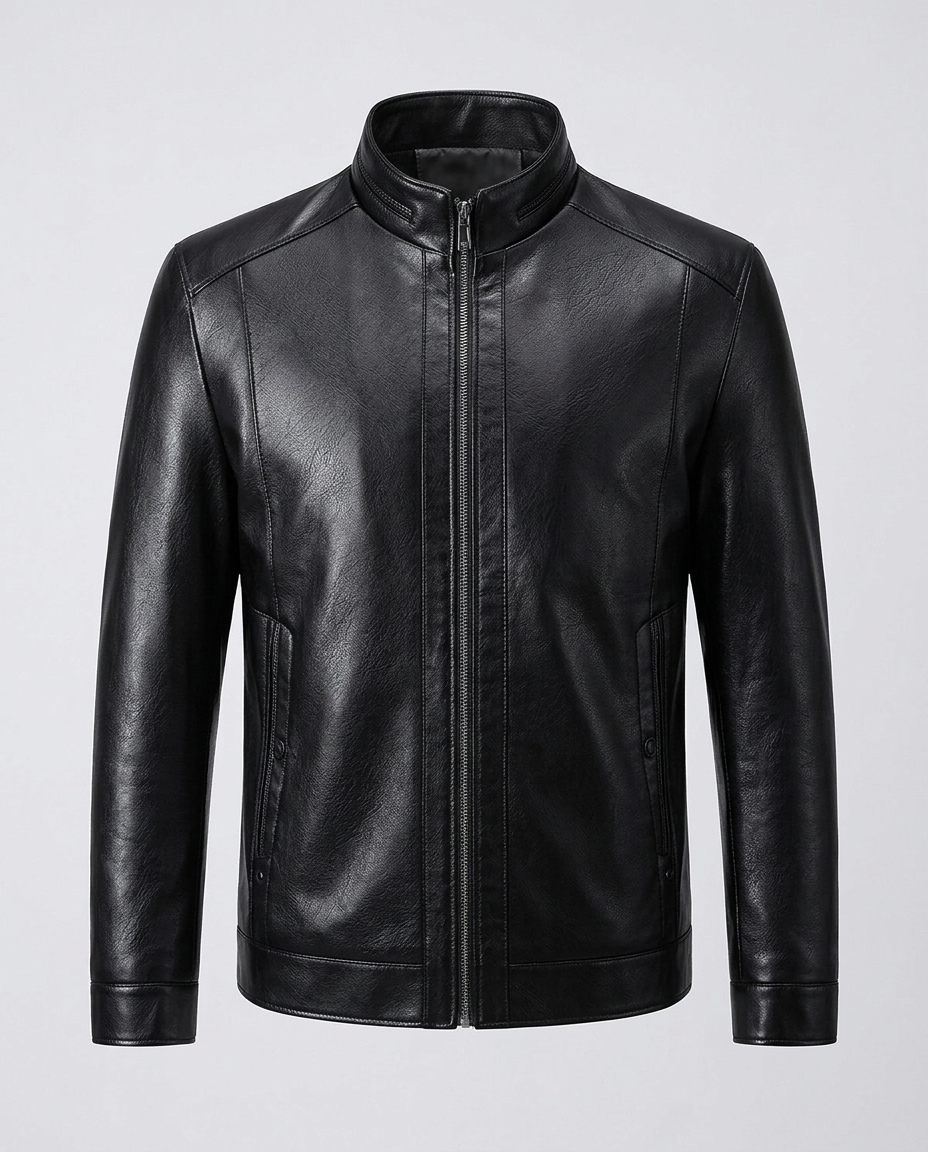 Axton Shearling Collar Jacket Brown Ghost
