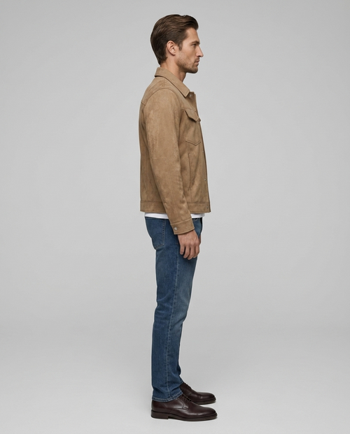 Alder Waterproof Hooded Jacket Brown Side