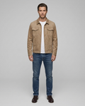 Alder Waterproof Hooded Jacket Brown Front