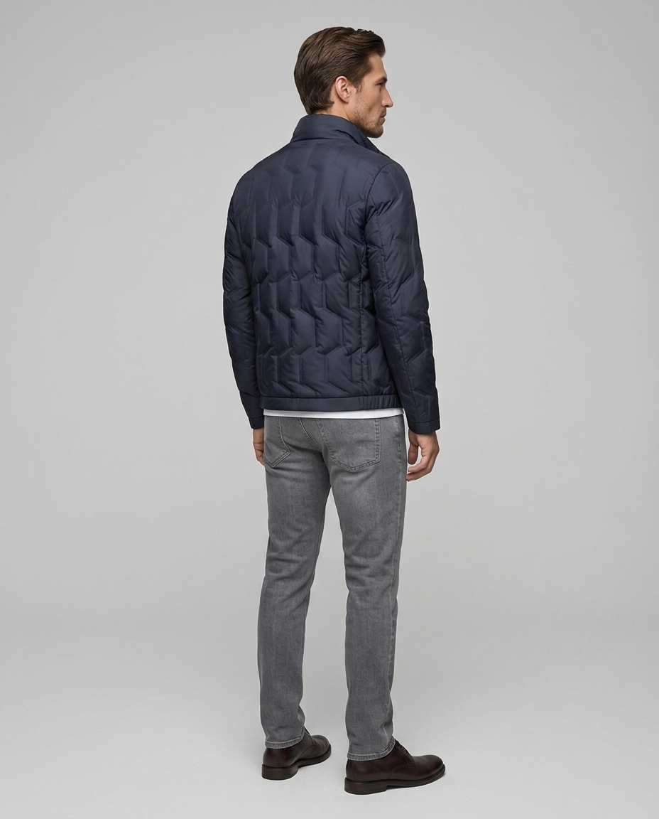 Evermont Goose Jacket Black - Rear Side