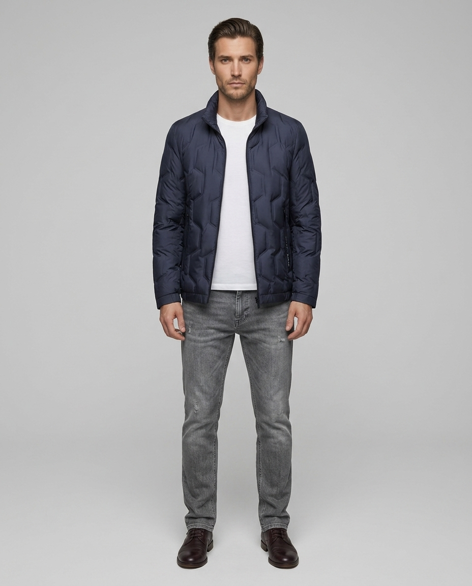Evermont Goose Jacket Black - Front