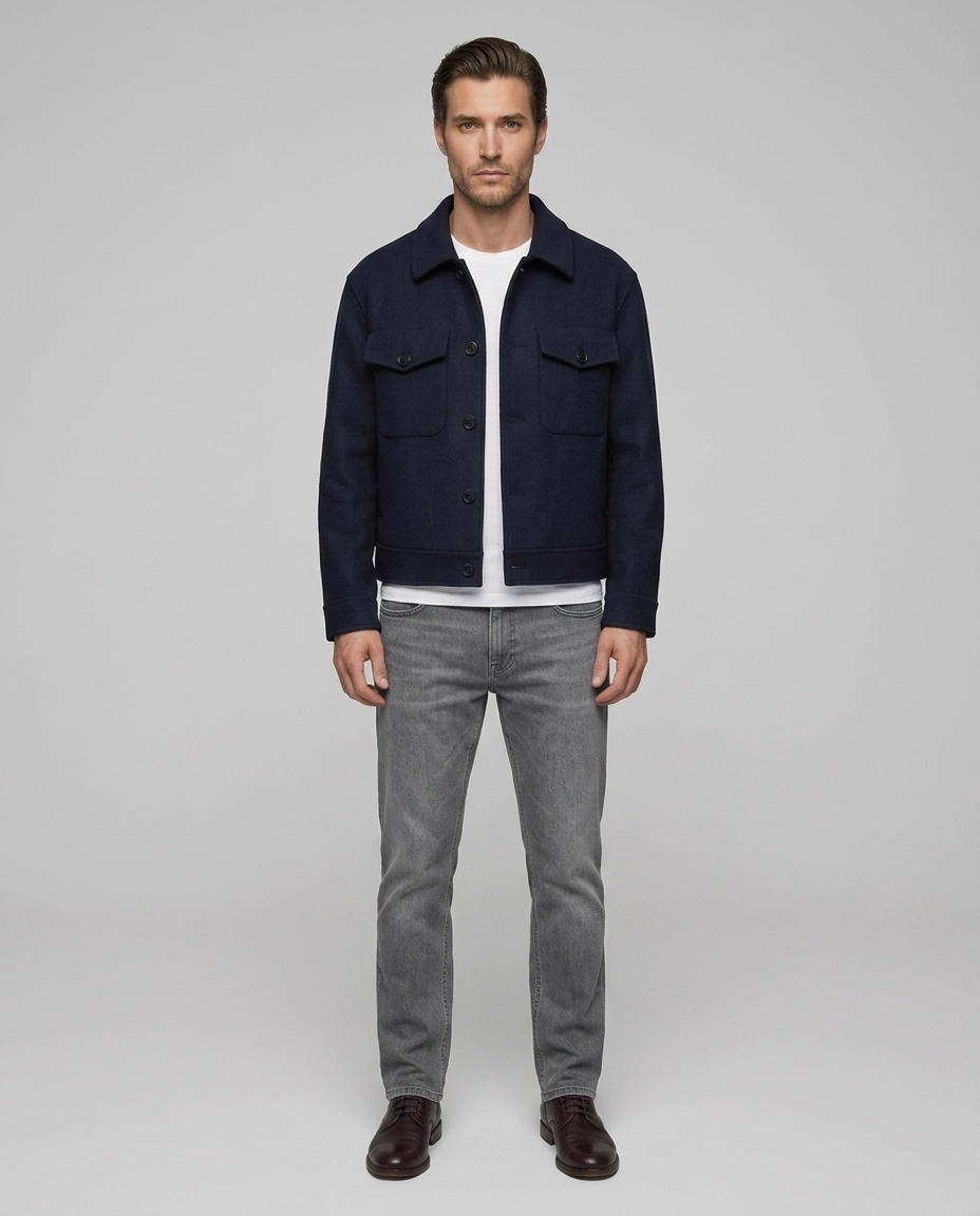 Wellington Wool Jacket 1925b13c - Front