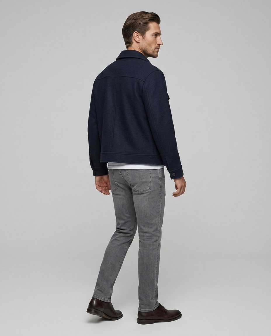 Wellington Wool Jacket 1925b13c - Rear Side