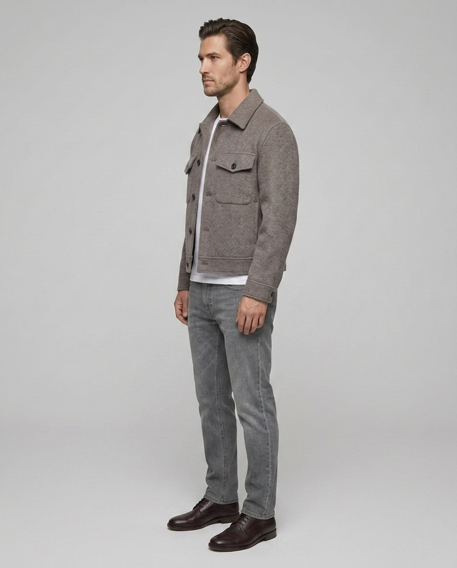 Wellington Wool Jacket c397291d - Side