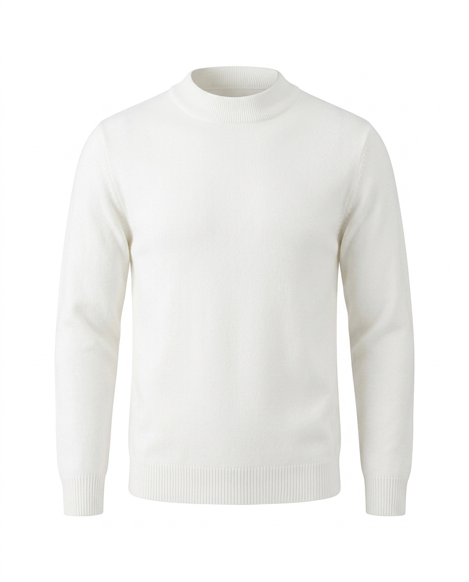Northvale Knit Sweater White - Ghost Mannequin
