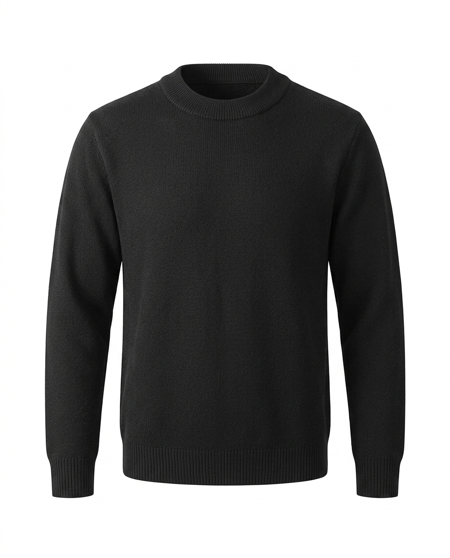 Northvale Knit Sweater Black - Ghost Mannequin