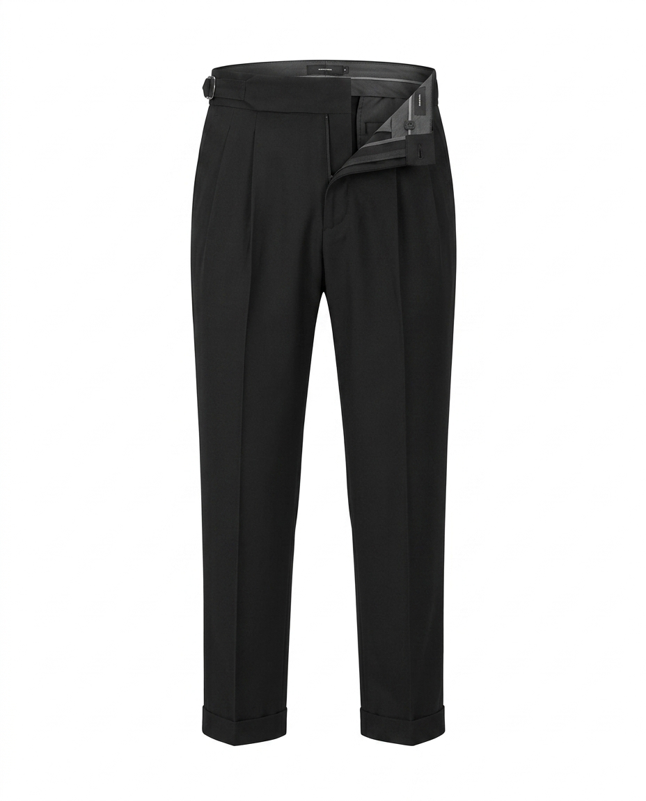 Brixton Trousers Black - Ghost Mannequin