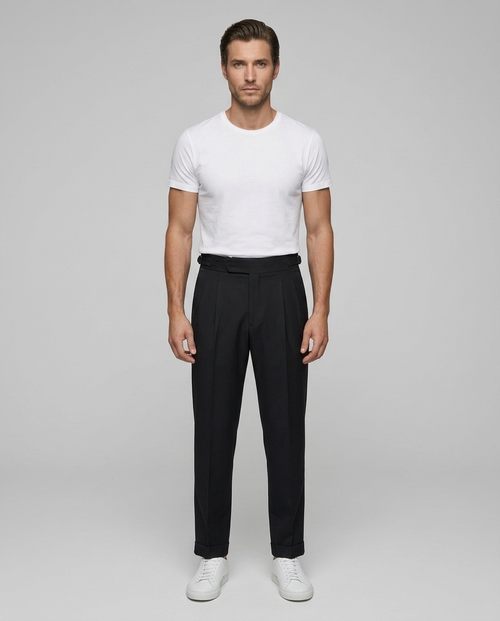 Brixton Trousers Black - Front