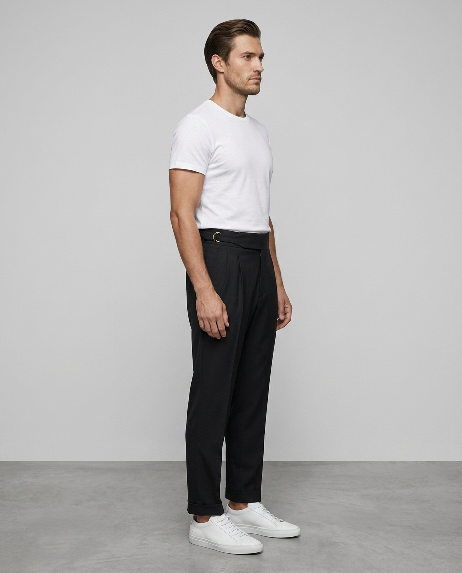 Brixton Trousers Black - Side