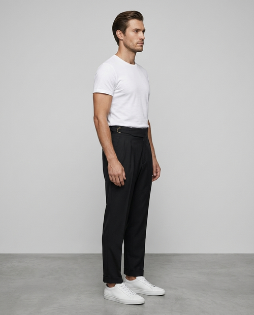 Brixton Trousers Black - Side