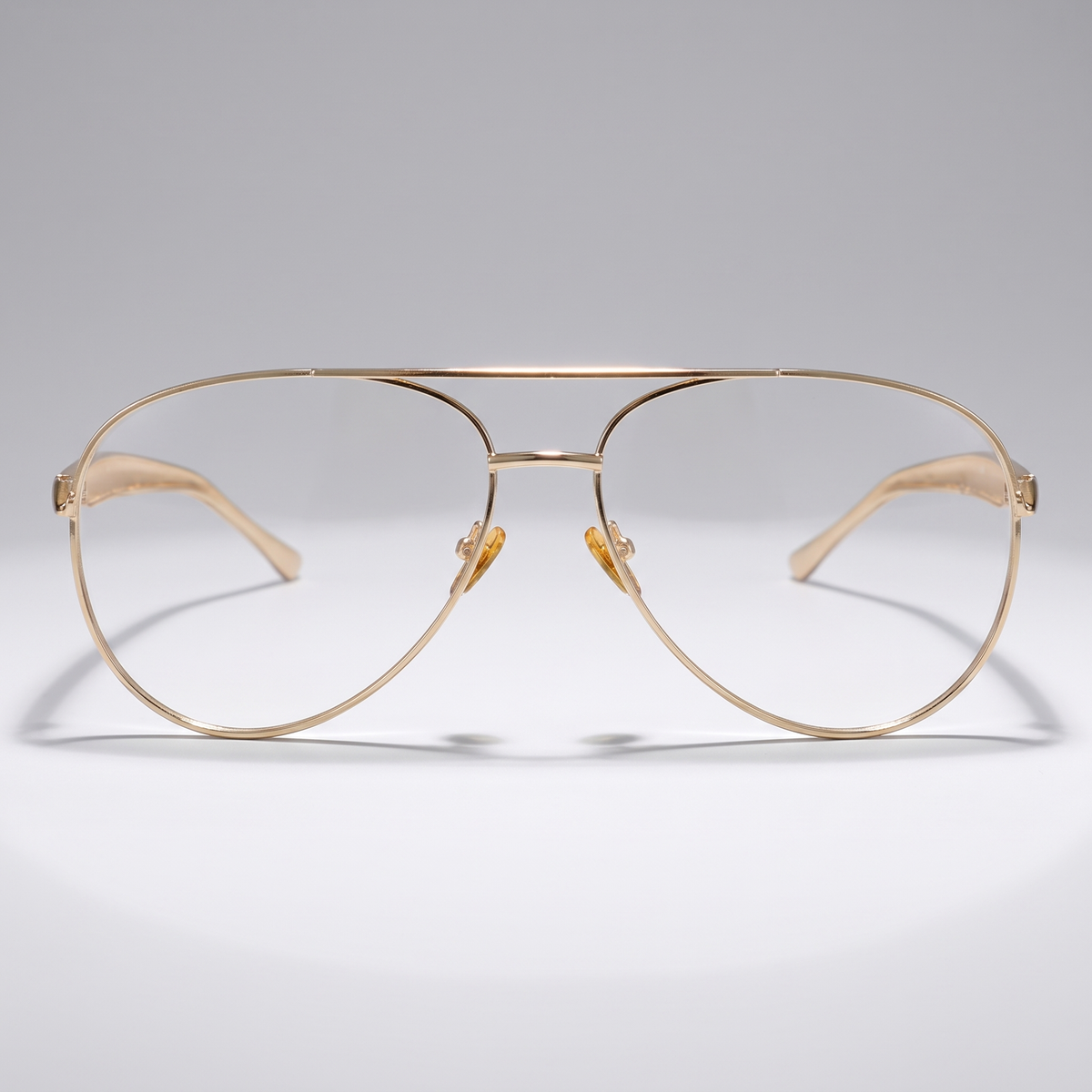C3 bright gold frame anti-blue light - front angle