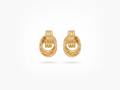 Kairo Earrings - gold product shot on white background