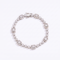 Delya Drop Bracelet white - product shot on white background